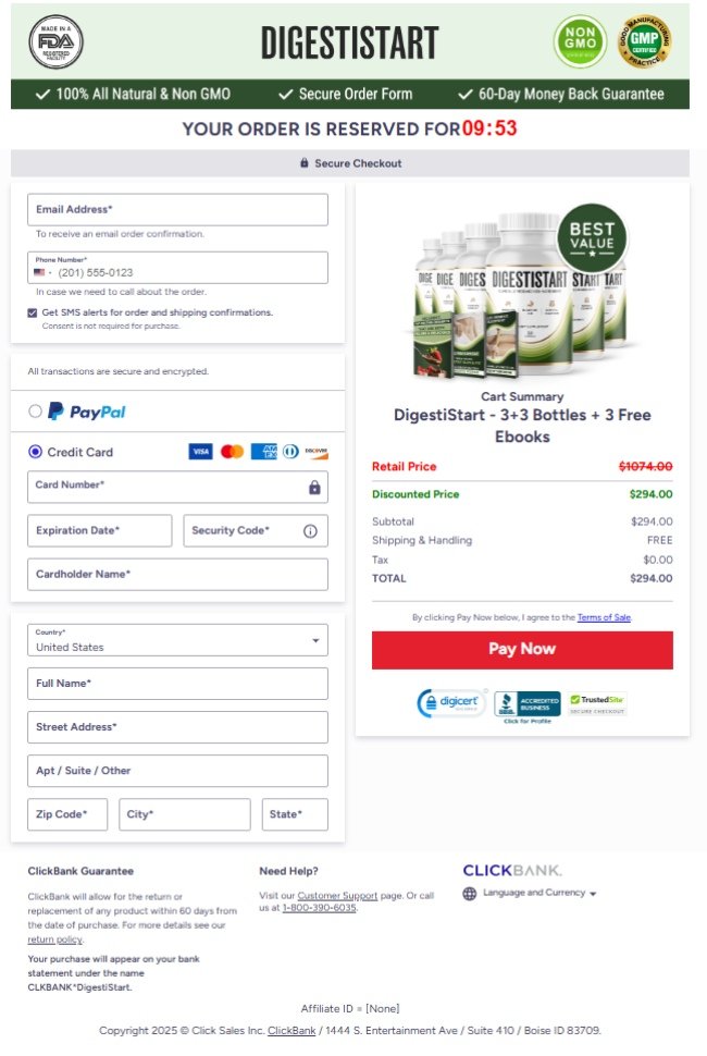 DigestiStart order online